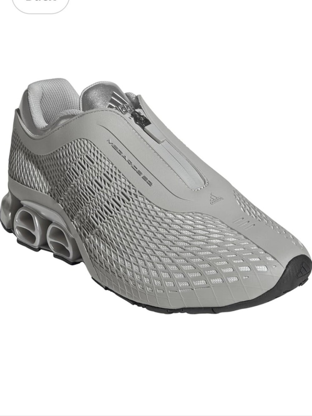 Adidas Megaride S2 Slip On Men’s Silver Running Shoes - Shock-Absorbent Design
